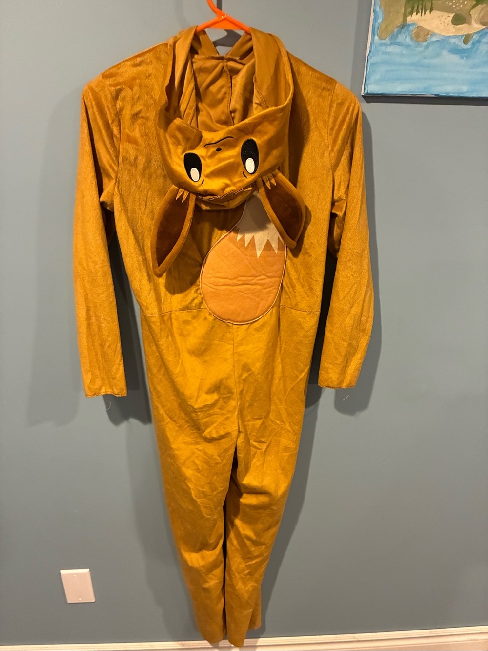 Kids Eevee Character Onesie Costume with Hood
